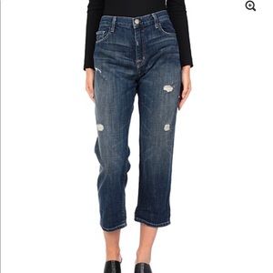Current Elliot distressed boyfriend jeans